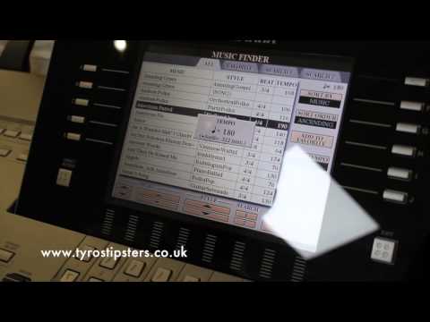 Quick tip for changing music finder songs on Yamaha Tyros
