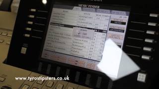 Quick tip for changing music finder songs on Yamaha Tyros