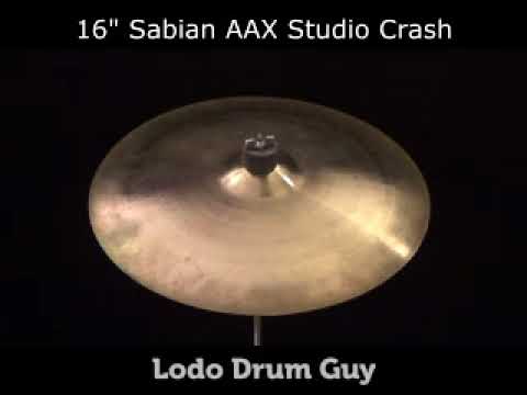 SOLD OUT 16" Sabian AAX STUDIO CRASH cymbal