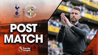 Rob Edwards on the 2-1 loss to Tottenham | Post-Match