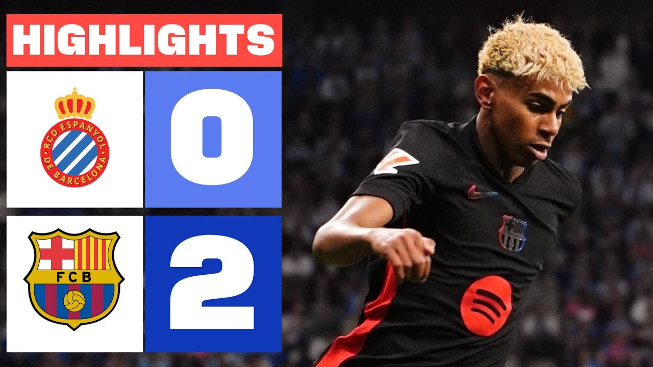 RCD ESPANYOL 0 - 2 FC BARCELONA I RESUMEN LALIGA EA SPORTS