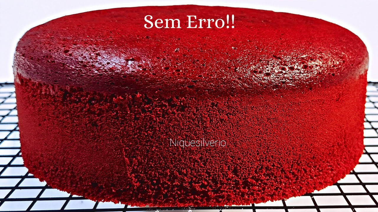 Massa Red Velvet Profissional. Sem Erro!! Gratuito Por Tempo Limitado!! Aproveite!