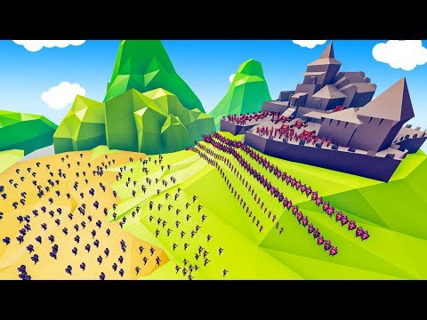 TABS - Insane CUSTOM CASTLE Siege in Totally Accurate Battle Simulator!