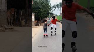 Download lagu Skating masti 🤪 #skating #brotherskating #skater #girlreaction #funny #road #masti #india mp3