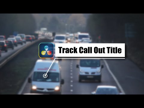 Track Callout Title with Fusion Tracker Tools in DaVinci Resolve - Fusion Tutorial