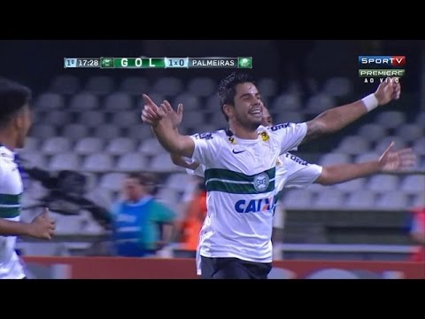 Gol de Henrique Almeida, Coritiba 2x1 Palmeiras 12/08/2015, Brasileiro Série A 2015