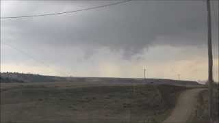 StormViewLIVE's Nathan Moore Hays Kansas Tornado Warning 4 24 15 Timelapse