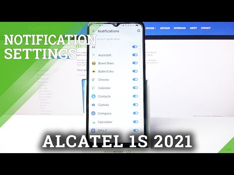 Manage Apps Notifications List – ALCATEL 1S 2021 and App Customization