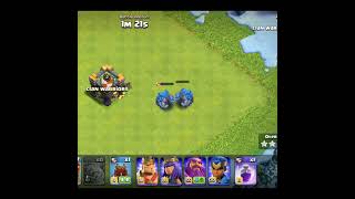 Max Golem Vs Max Golem Clash Of Clans shorts short