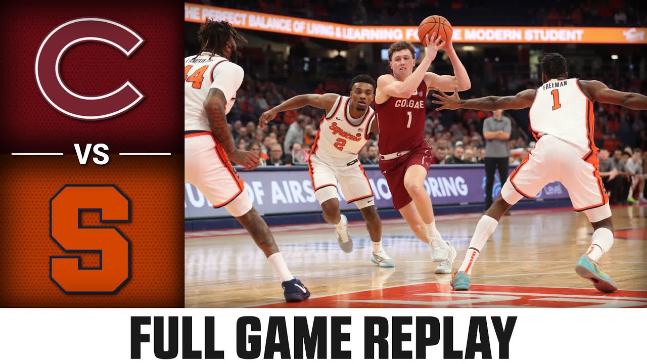 Colgate vs. Syracuse Full Game Replay | 2024-25 ACC Men’s Basketball