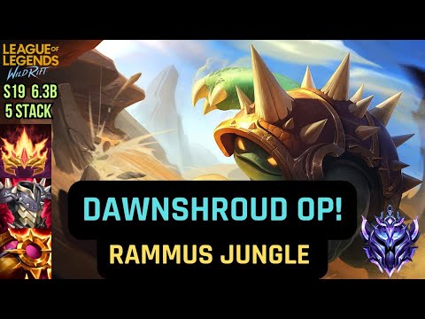 Wild Rift: AD Team? Say Hello to Full Tank Rammus Jungle 💀