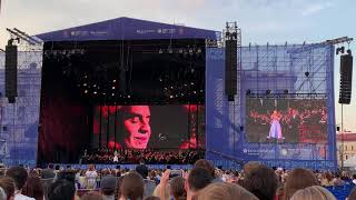 Andrea Bocelli and Anastasia Petrishak - Ave Maria. Live in Saint-Petersburg 07.06.19