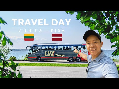 FIRST CLASS BUS RIDE to RIGA, LATVIA | Exploring SIGULDA, LATVIA | Ryan Pelle