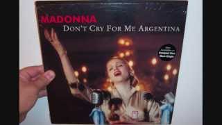 Madonna - Don&#39;t cry for me Argentina (1996 Miami spanglish mix)