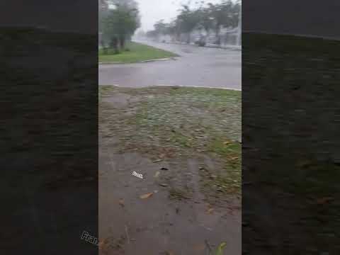 Cayó la lluvia 🌧️ y un poco de piedra. Provincia de Formosa, Villa Dos Trece.