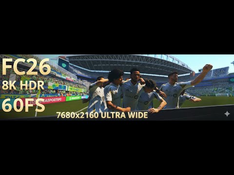 FC26 – Ultra-Wide 32:9 8K 60FPS Uncut Gameplay