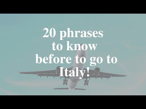 20 italian phrases to know for travel