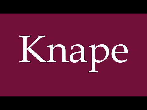 How to Pronounce ''Knape'' Correctly in German