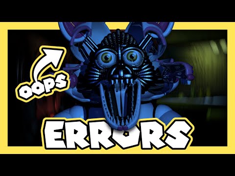 All Errors/Mistakes in FNAF 1-7 (Five Nights at Freddy's)