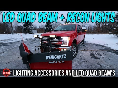 The BEST Lights For TRUCKS - LED Quad Beams + Recon LED Cab Lights | Truck Talk Tuesday [Episode 6]