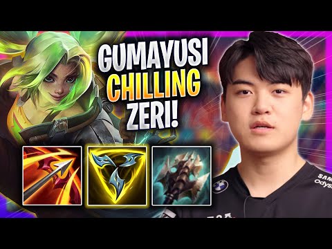 GUMAYUSI CHILLING WITH ZERI! - T1 Gumayusi Plays Zeri ADC vs Aphelios! | Season 2023