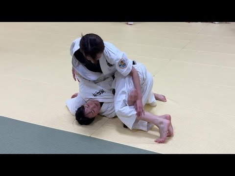 楽しい女子柔術スパーリング２