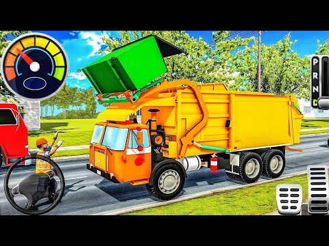 Offroad Garbage Truck Driving - Trash Dump Truck Simulator 3D : Android Gameplay