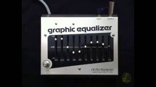Video thumbnail for electro harmonix graphic equalizer by don felipe