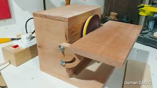 handmade circle sanding machine / el yapımı dair