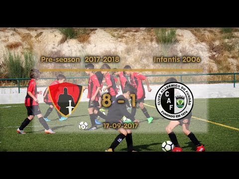 Pré-época 2017/2018  Guarda Unida 8 - 1 Clube Académico do Fundão infantis 2006