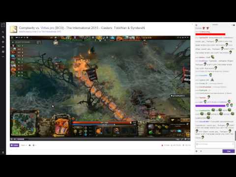 [with TWITCH CHAT] Complexity vs Vitrus Pro DOTA 2 TI5 elimination match
