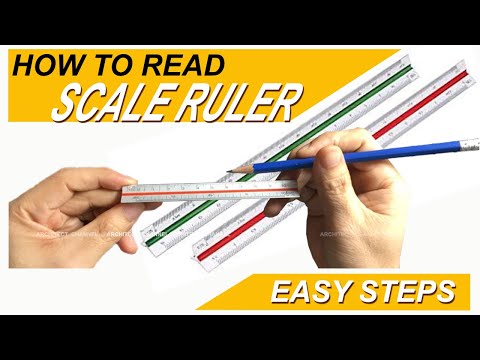HOW TO READ AND USE THE SCALE RULER.