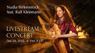 Livestream Concert "A Light So Bright" - Nadia Birkenstock (Celtic Harp &amp; Song) feat. Ralf Kleemann