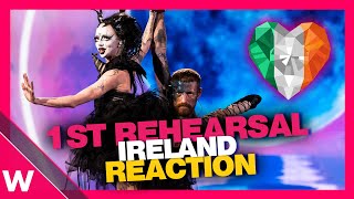 🇮🇪 Ireland First Rehearsal (REACTION) Bambie Thug Doomsday Blue @ Eurovision 2024