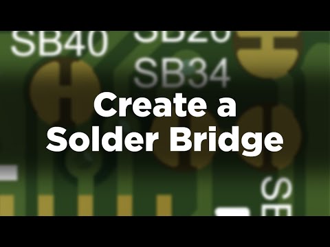 How to Create a Solder Bridge | PCB Component Creation