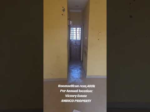 Roomselfcon rent 400k per annual location Idimu road,