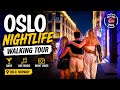 Oslo Nightlife Walking Tour 2026 Saturday Night In Norway 4K HDR