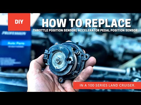 How To Replace Throttle Position Sensor / Accelerator Pedal Position Sensor. 100 Series Land Cruiser