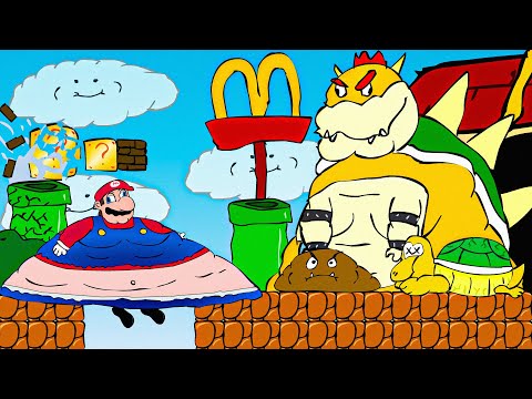 Super Sized Mario Bros. (Clinically Obese SMB) ~ Full Game 4K!
