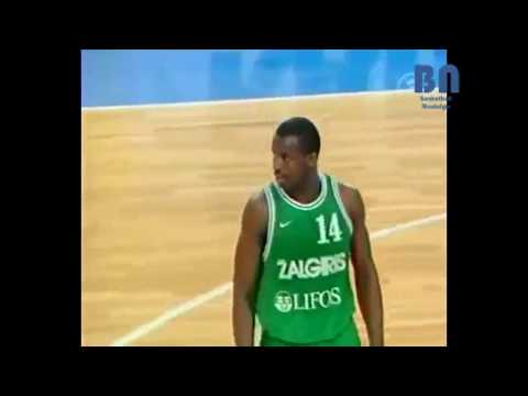 Zalgiris Kauns - Kinder Bologna -  1999 - Euroleague Final - 8 three points