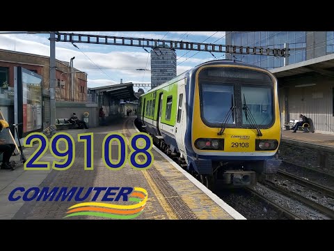 Ride Onboard IÉ 29000 class CAF number 29108 from Dublin Connolly to Tara Street 14/4/2022.
