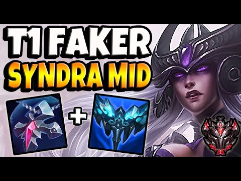 T1 Faker SYNDRA MID vs GALIO - Patch 11.5 Ranked Korea ✅