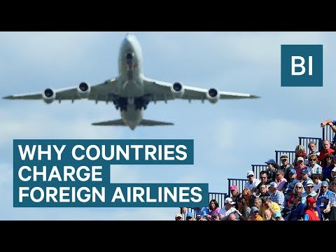 Why airlines pay to fly over other countries