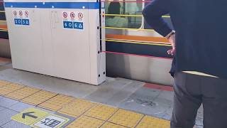 三ノ宮駅のホーム柵稼働日初日