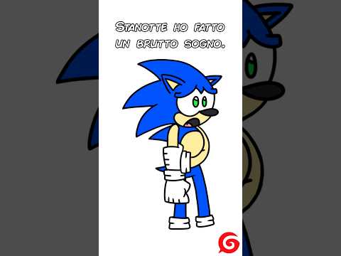 Incubo giovanile - Sonic Italian #Shorts