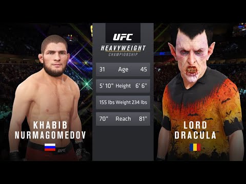 Khabib vs. Lord Dracula - EA Sports UFC 4 - Halloween Fight 🎃