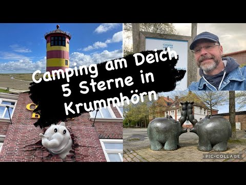 Camping am Deich 5 Sterne Platz Krummhörn Nähe Greetsiel