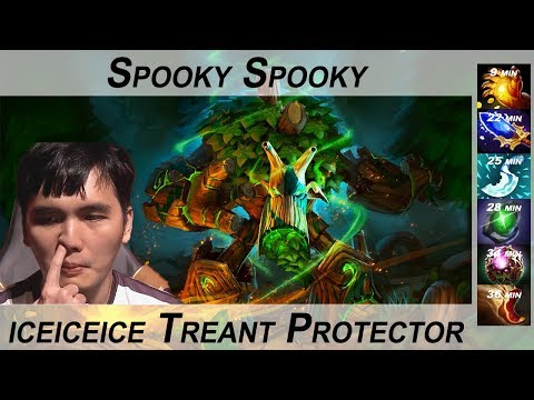 Dota 2 iceiceice Spooky Spooky Treant Protector | Patch 7.21b | Pro Ranked Gameplay