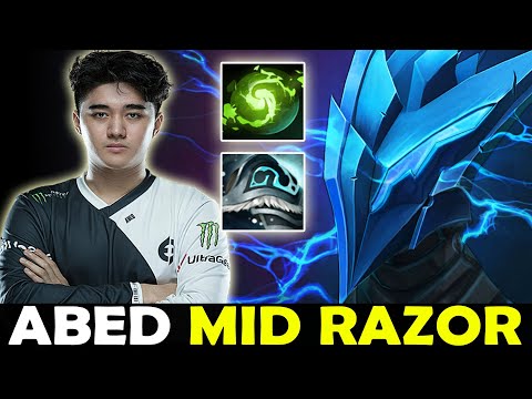 ABED MID RAZOR - REFRESHER BUILD | DOTA 2 Gameplay