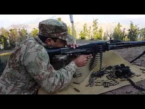 LMG (Light Machine Gun) MG-3 slow motion shooting by Pakistan Armed Forces